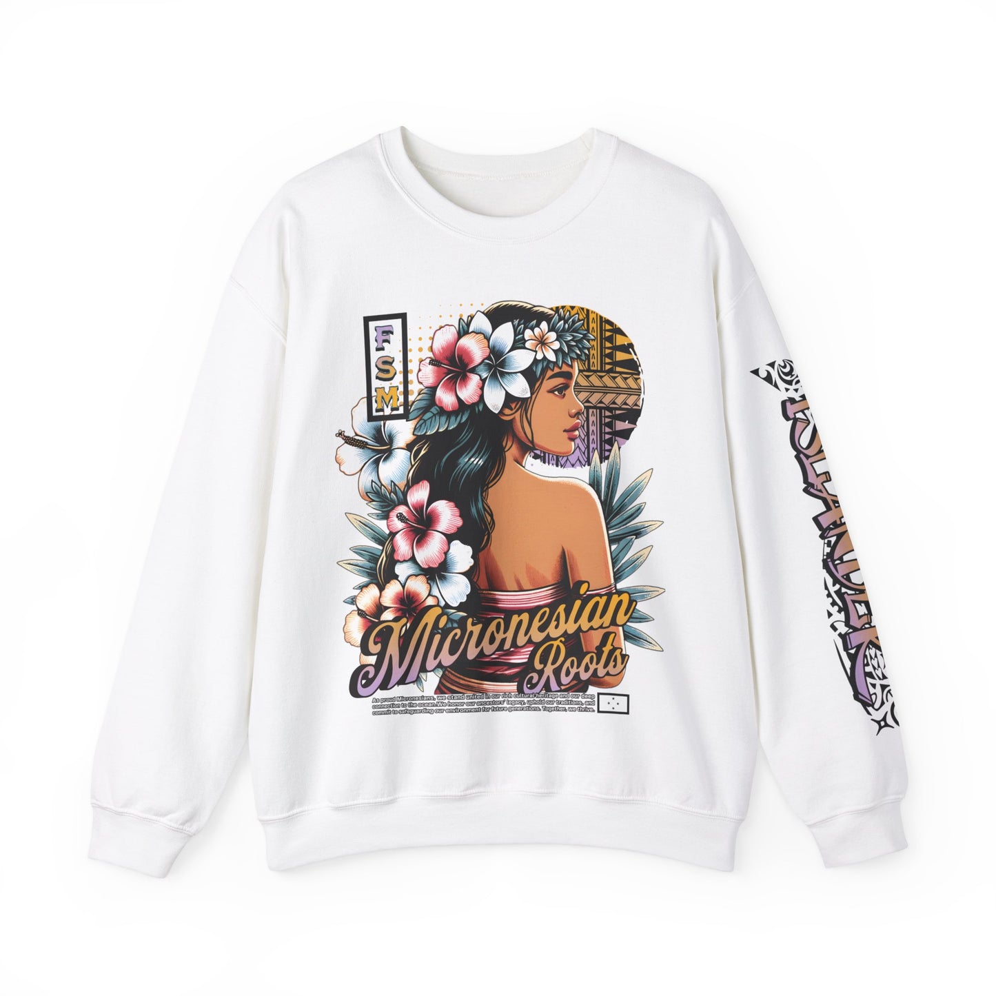 Micronesian Roots Crewneck Sweatshirt