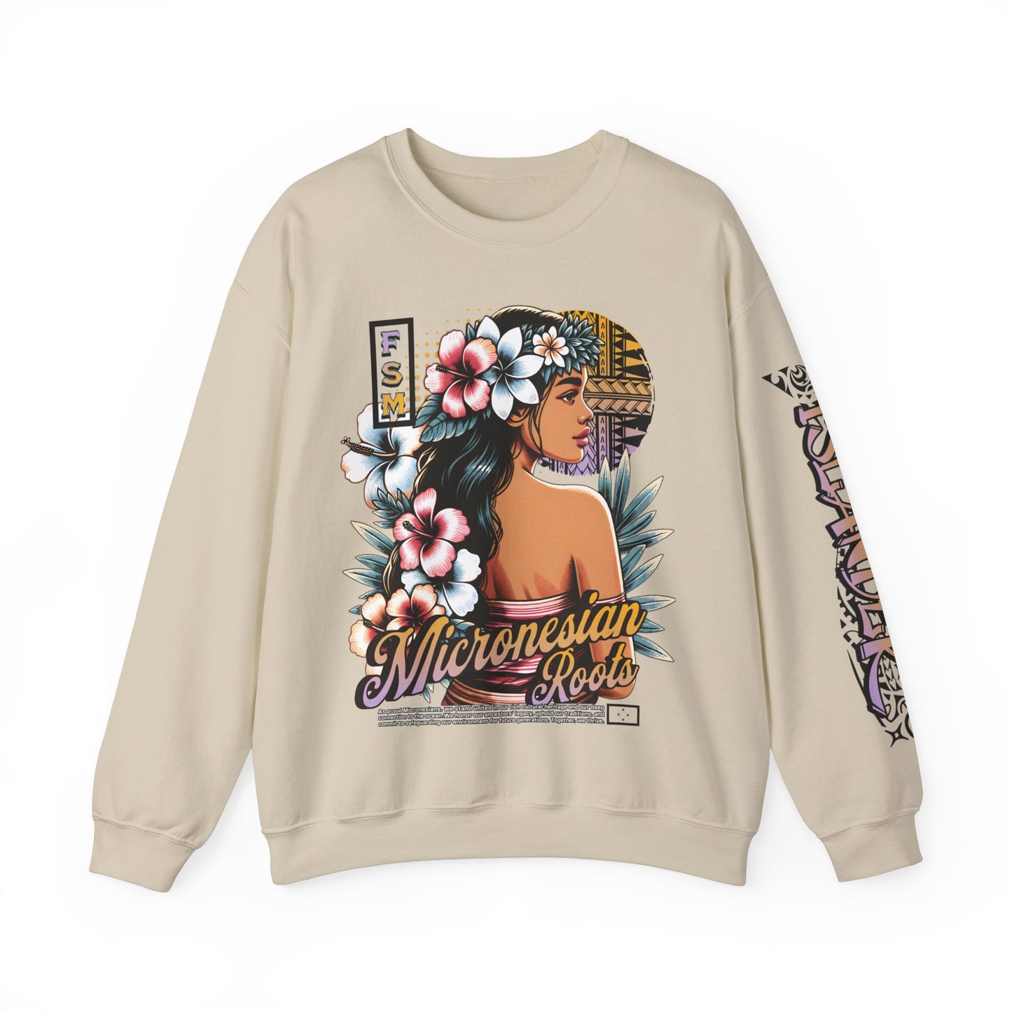 Micronesian Roots Crewneck Sweatshirt