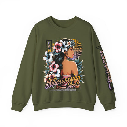 Micronesian Roots Crewneck Sweatshirt